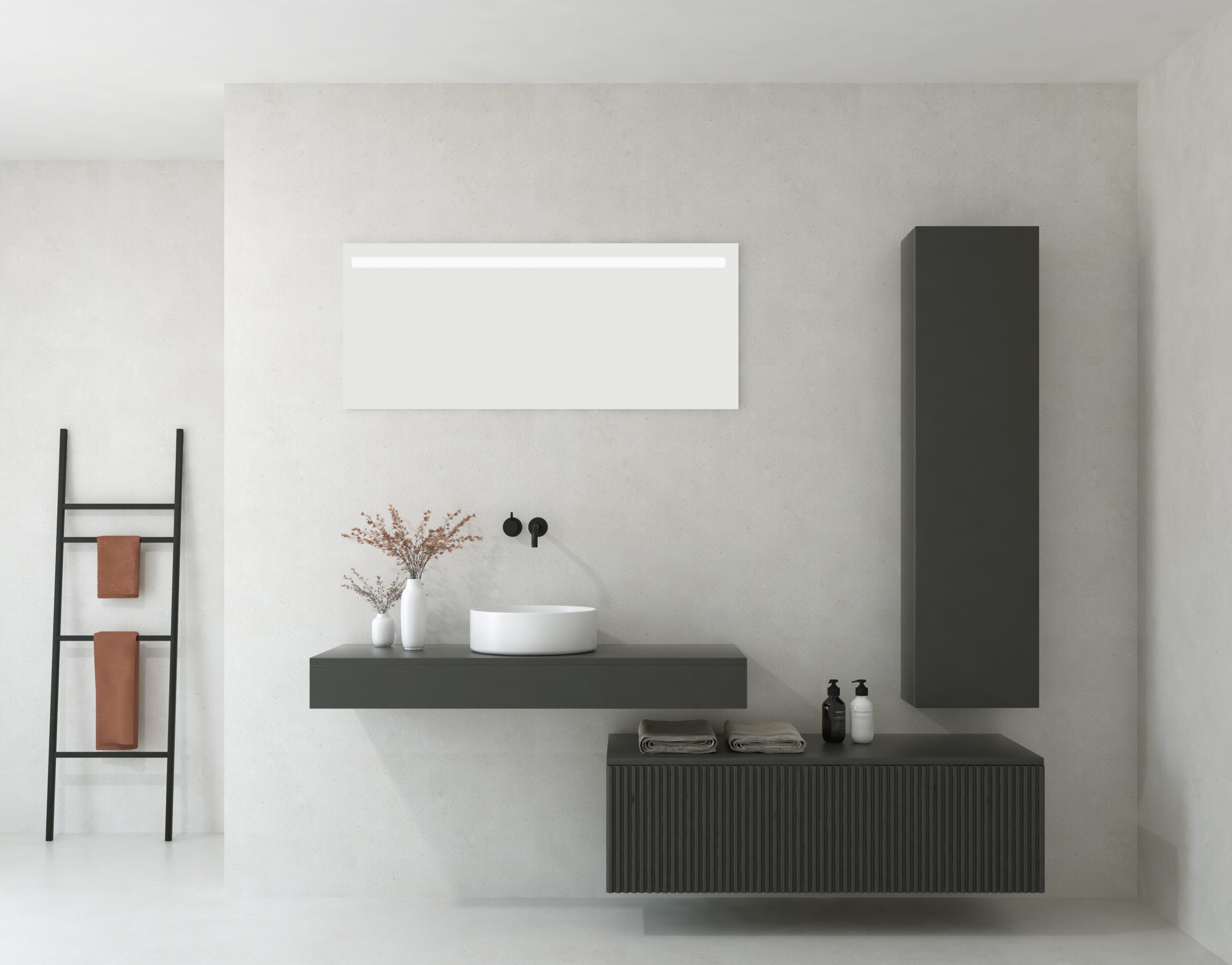 Pack SIAGNE + vasque + miroir LED