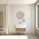 Pack SAVART + lavabo + miroir rond