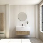 Pack SAVART + lavabo + miroir rond