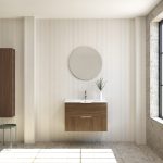 Pack SAVART + lavabo + miroir rond