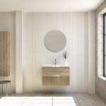 Pack SAVART + lavabo + miroir rond