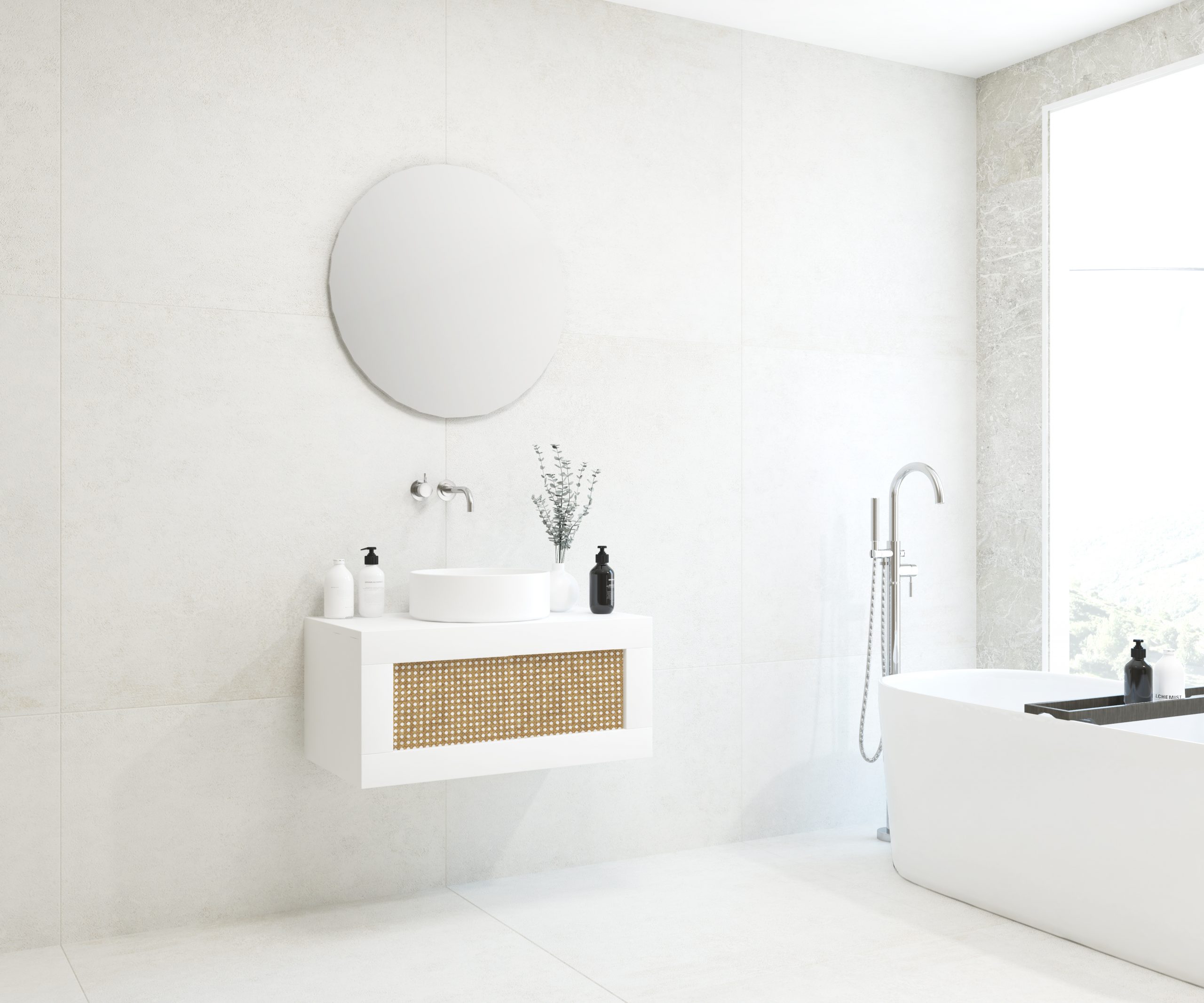 Pack ARTOIS + lavabo + espejo circular