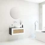 ARTOIS Jet Pack 80 cm + vasque + miroir circulaire