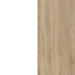 Pack TOURAINE bardolino chêne 120 cm + vasque + miroir LED