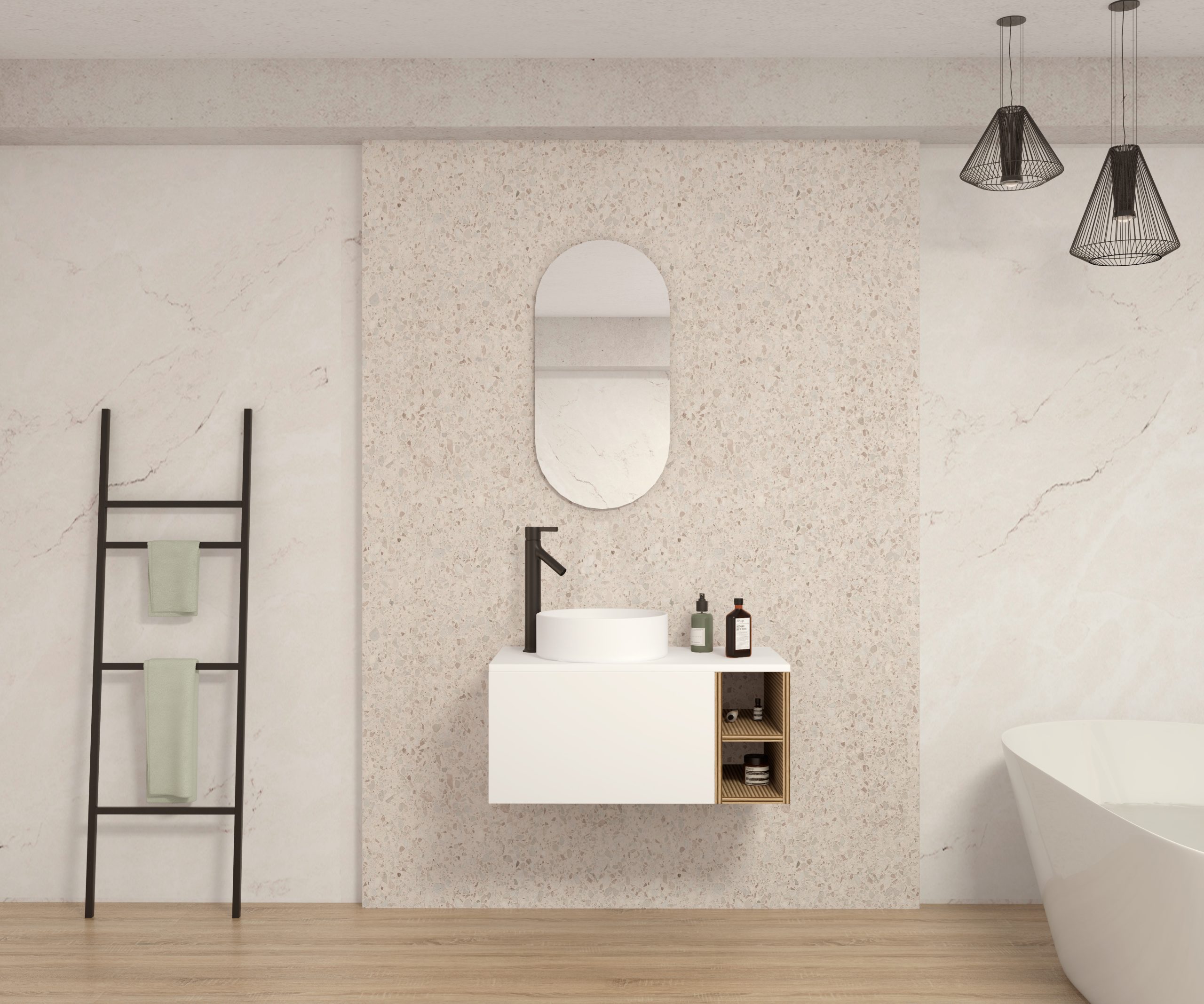 Pack VALADON + lavabo + espejo cápsula