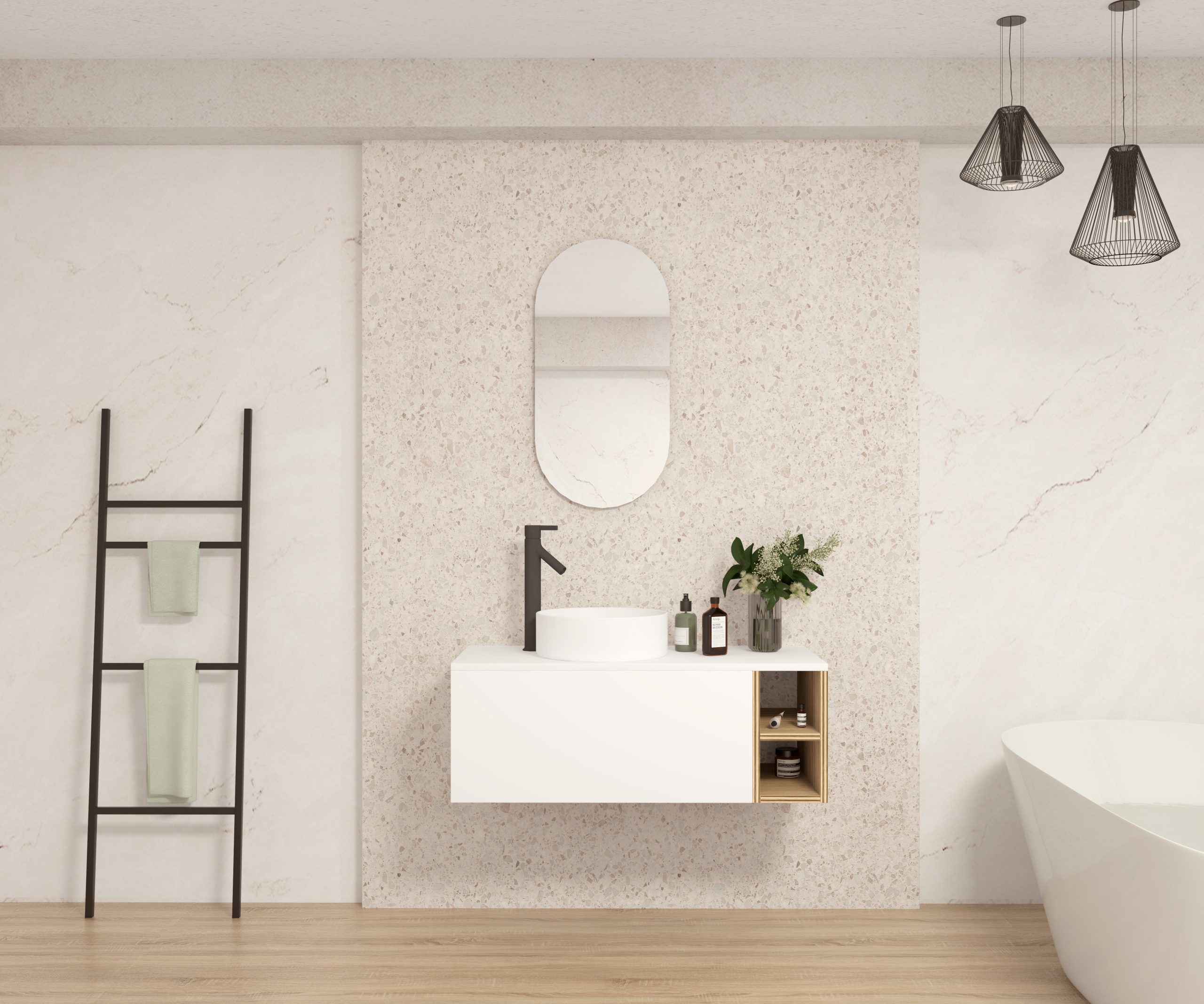 Pack VALADON + lavabo + espejo cápsula