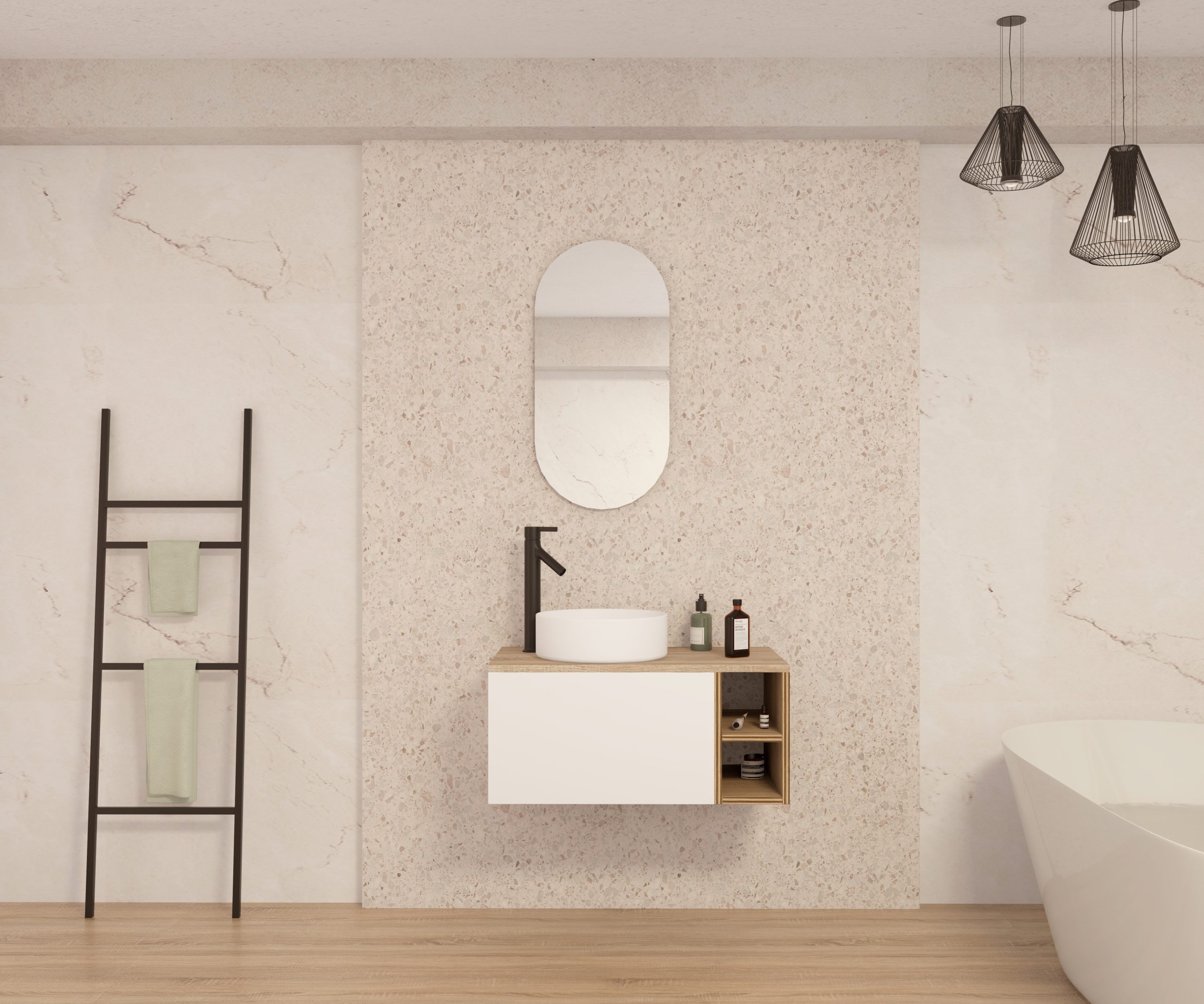 Pack VALADON + lavabo + espejo cápsula