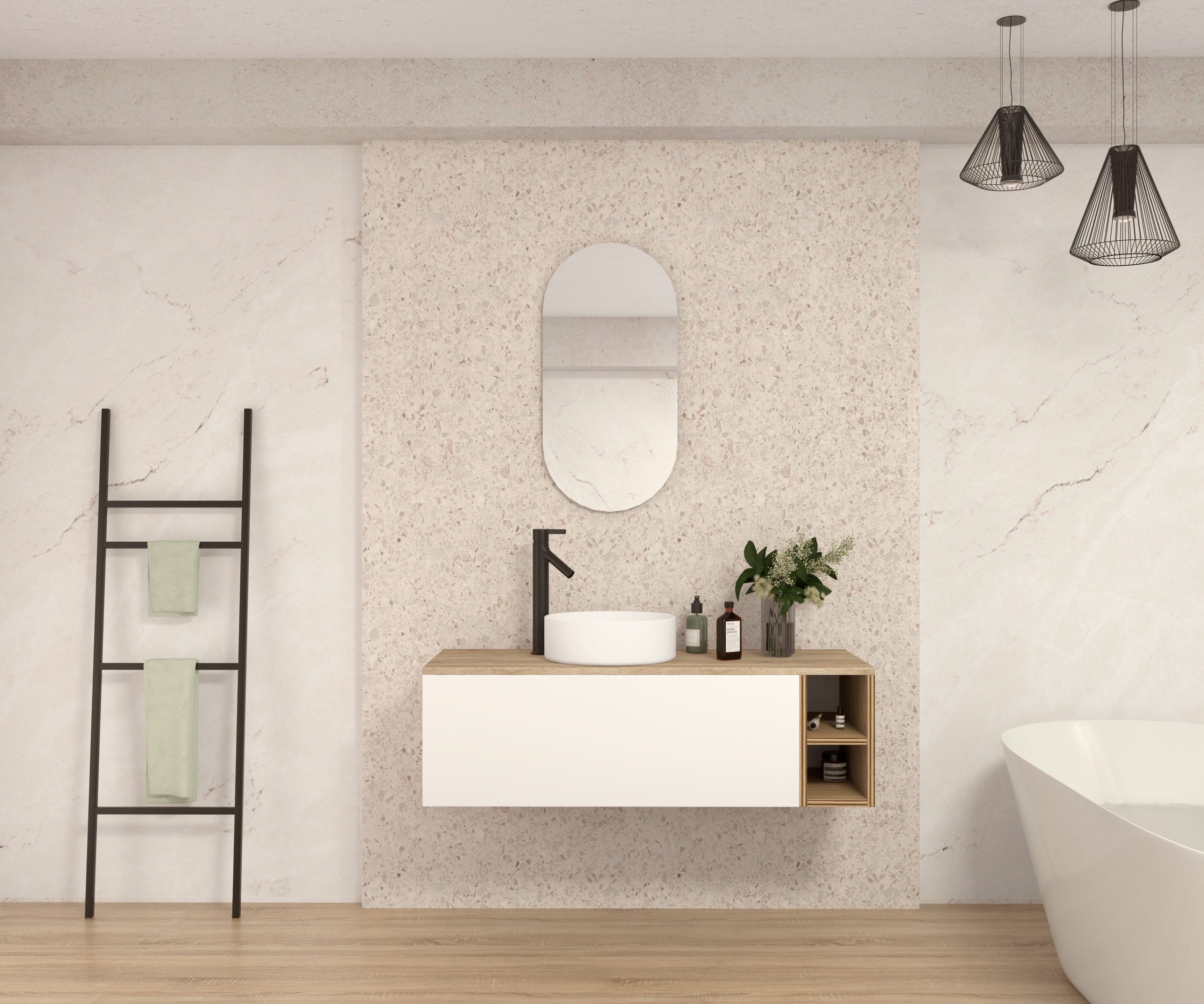 Pack VALADON + lavabo + espejo cápsula