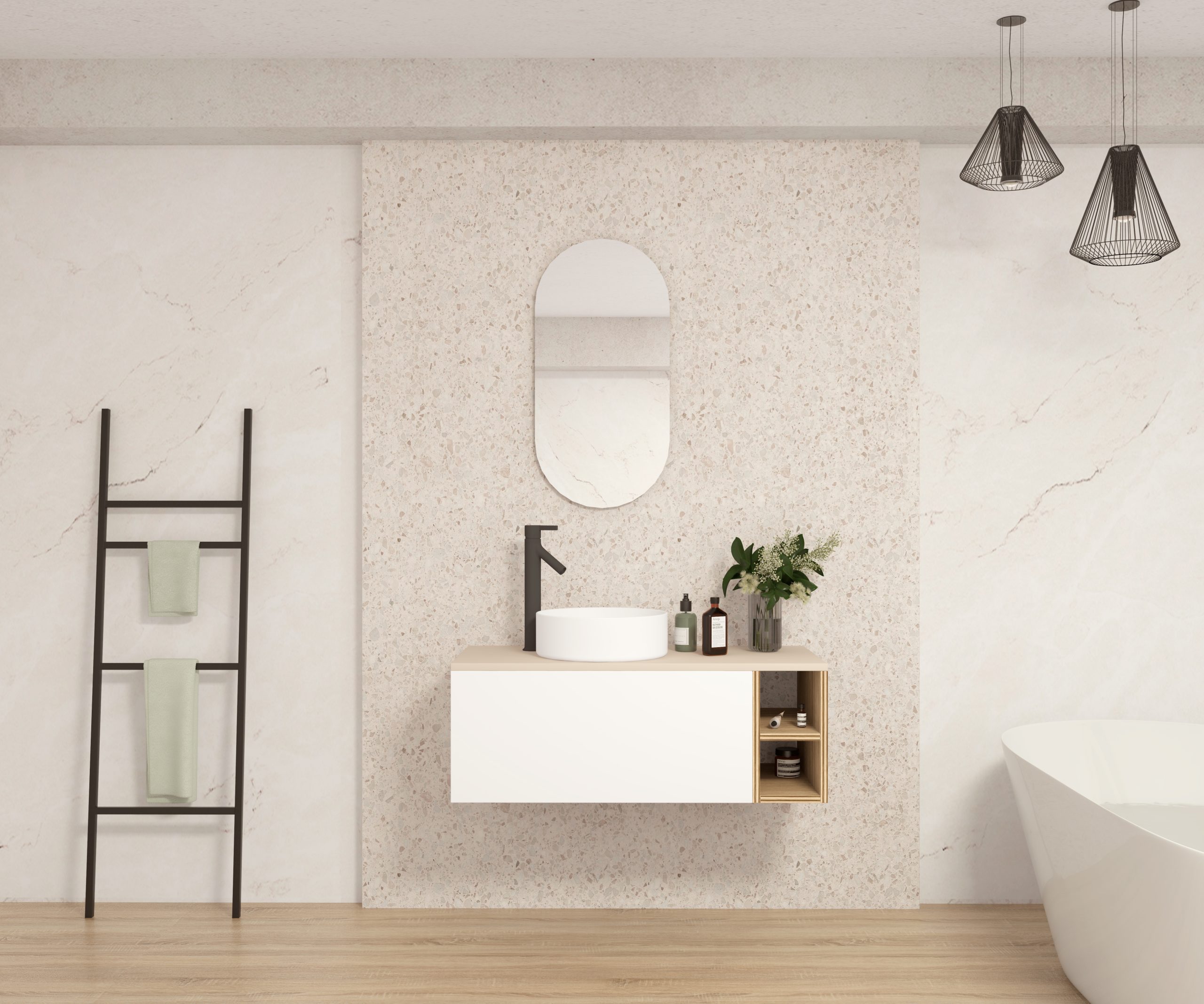 Pack VALADON + lavabo + espejo cápsula