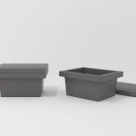 Lot d&rsquo;accessoires comprenant 3 boîtes de rangement