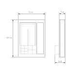 Ensemble d&rsquo;accessoires pour organisateur de cosmétiques + plateau multifonction