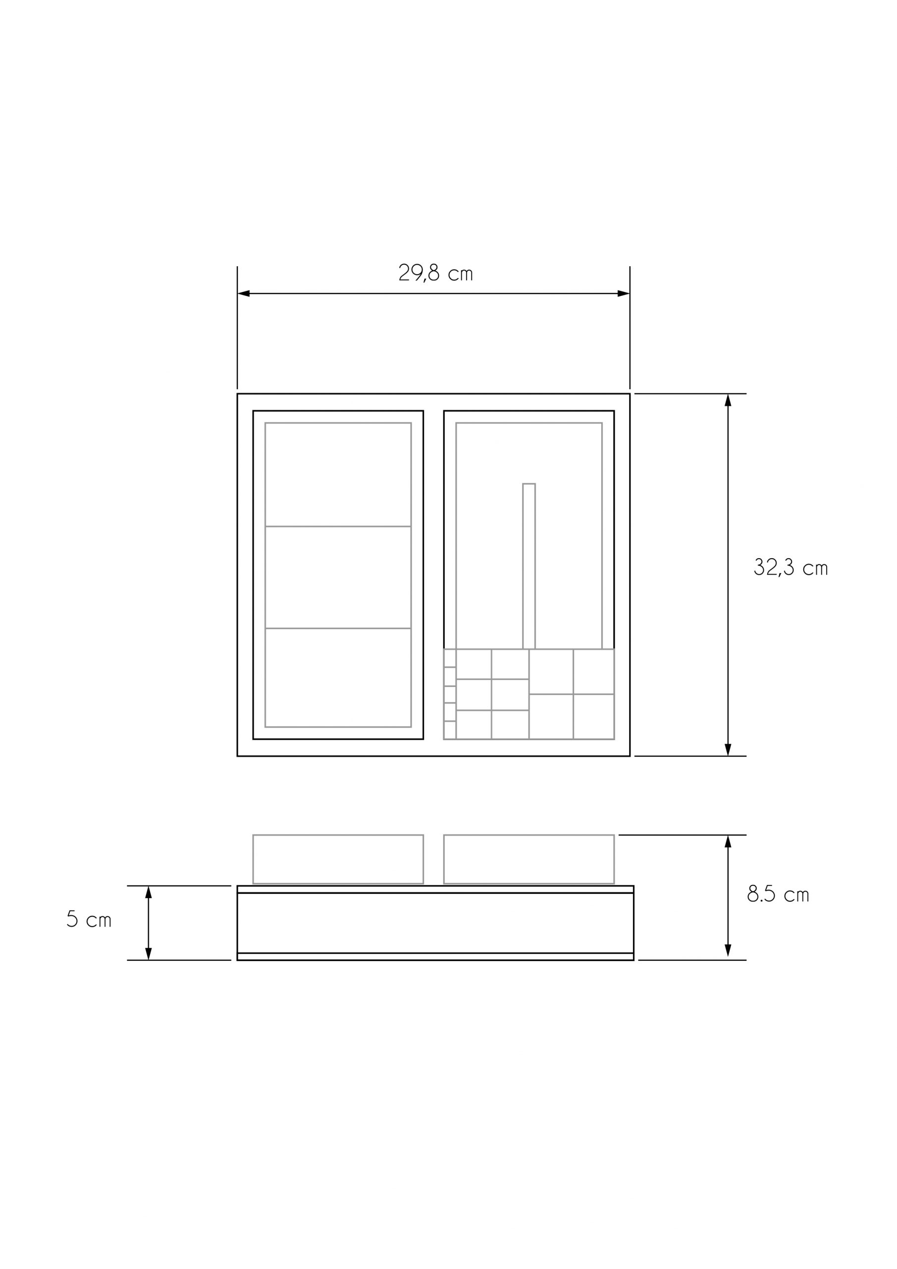 Kit d&rsquo;accessoires pour l&rsquo;organisation des cosmétiques + plateau multifonction + boîte de rangement