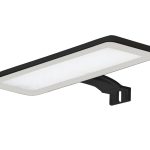 Applique murale LED noire Selene