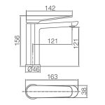 ROBINET D’ÉVIER BLANC MAT SANTORIN