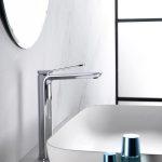 ROBINET HAUT EN CHROME SANTORIN