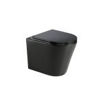 Toilettes compactes Oléron noir mat