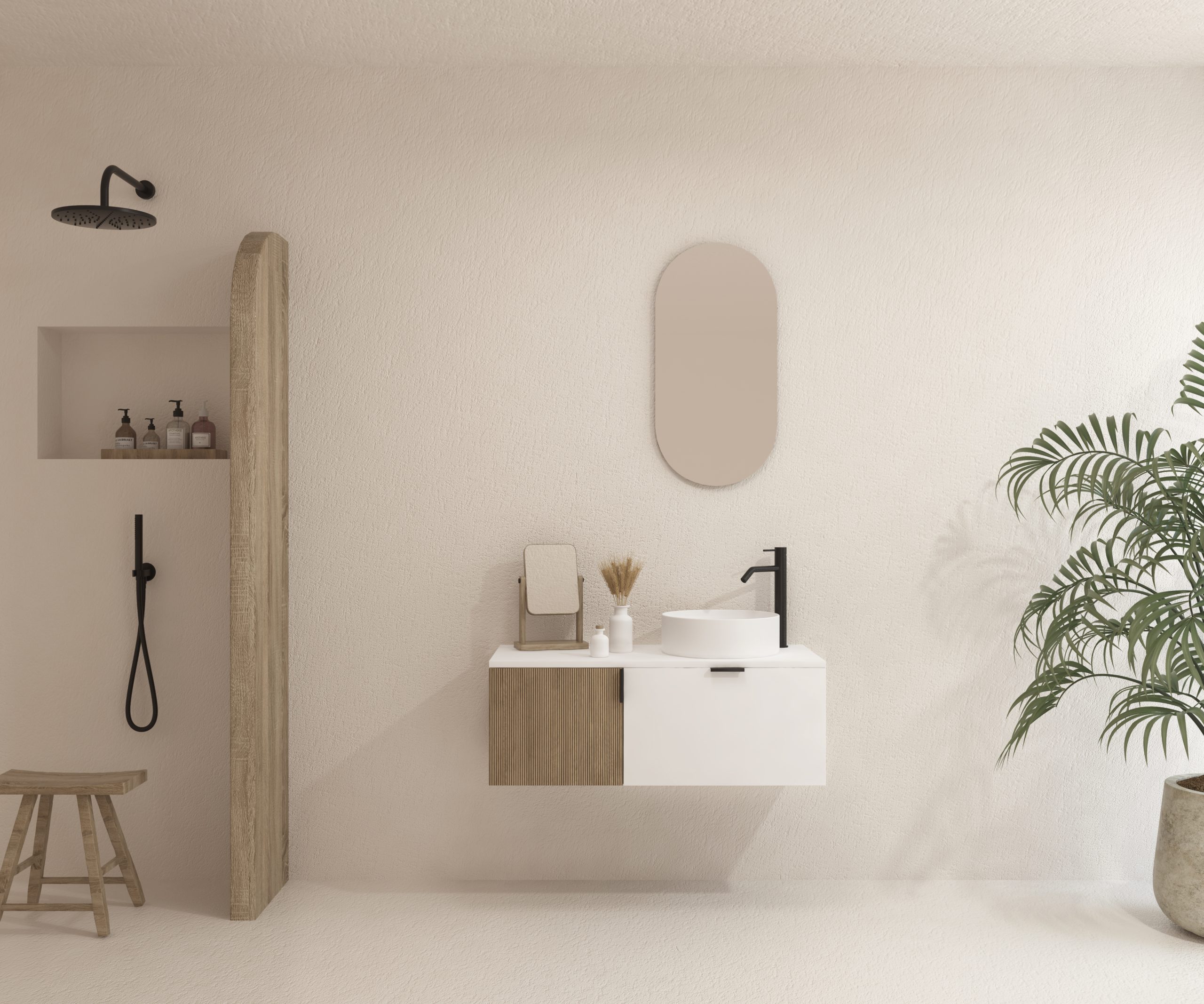 Pack ALLEGRAIN + lavabo + espejo cápsula