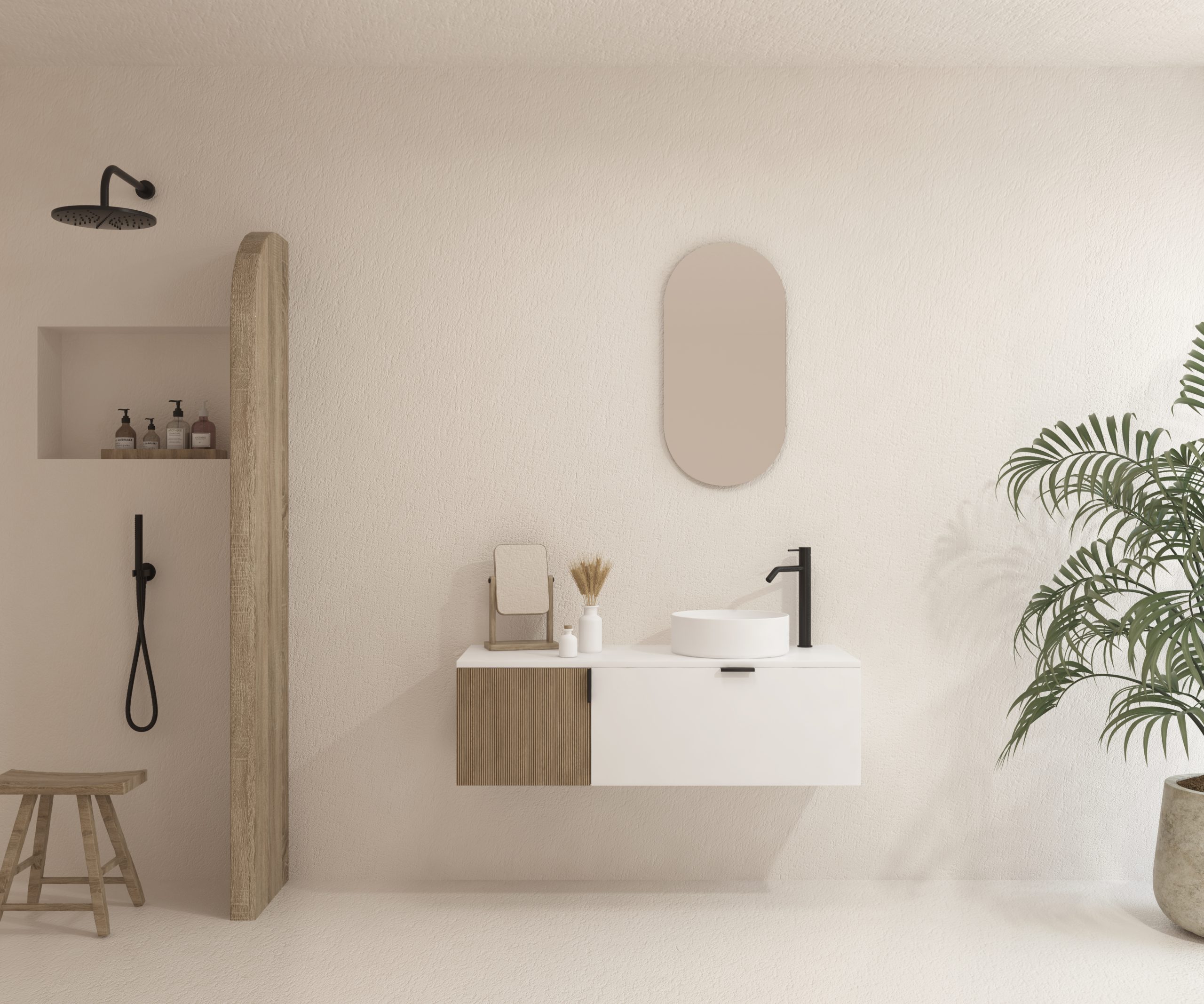 Pack ALLEGRAIN + lavabo + espejo cápsula