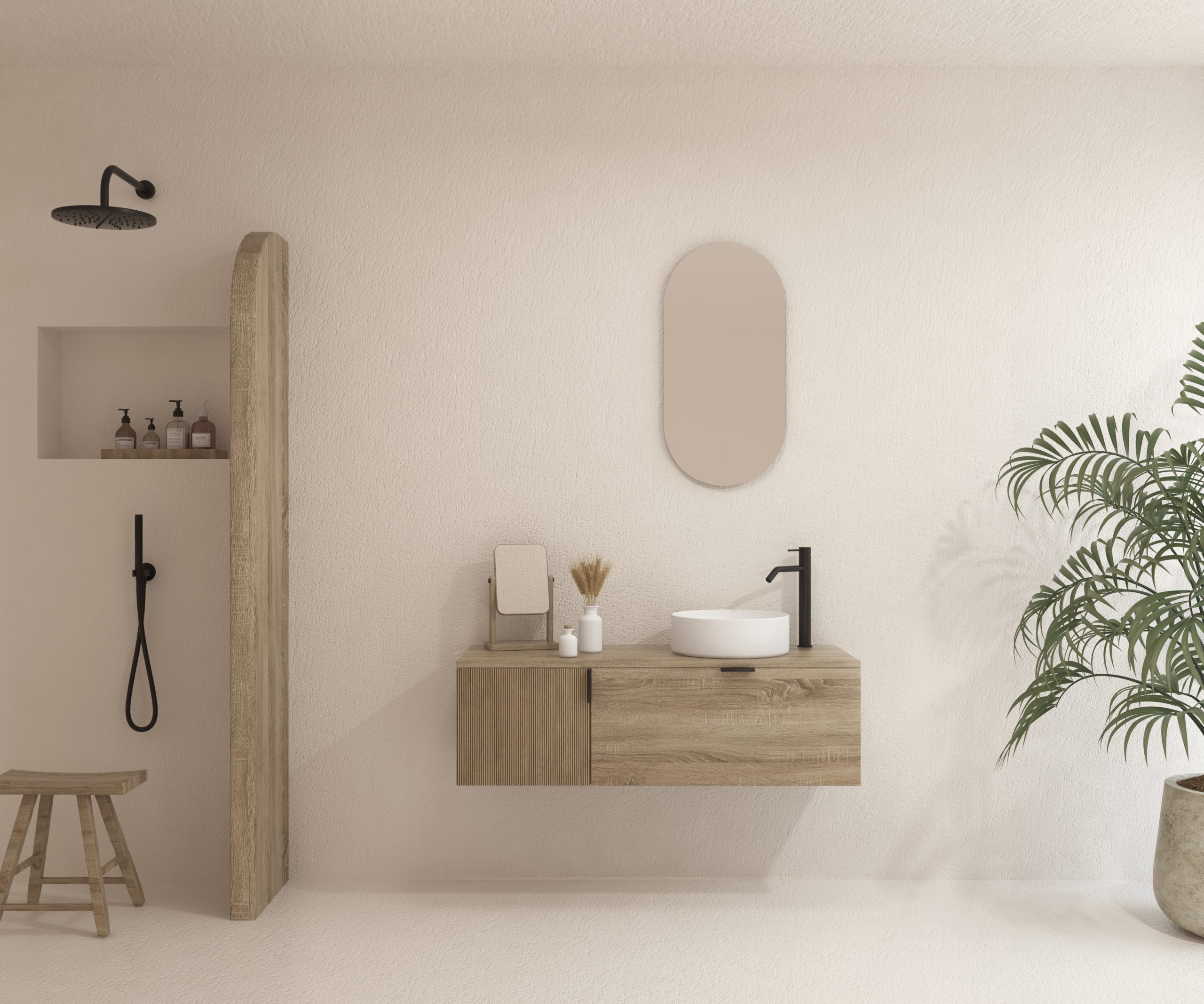 Pack ALLEGRAIN + lavabo + espejo cápsula