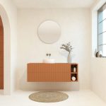 BELLEVILLE Pack + lavabo + miroir rond