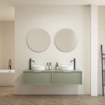 Pack CHAUVEAU + lavabo + miroir rond