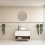 Pack LAVIGNE + lavabo + espejo redondo