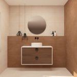 Pack VOUET + lavabo + espejo circular