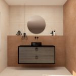 Pack VOUET + lavabo + espejo circular