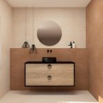 Pack VOUET + lavabo + espejo circular