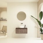 Pack VIREBENT + lavabo + miroir rond