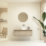 Pack VIREBENT + lavabo + miroir rond