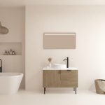 Pack AUDRAN + lavabo + espejo LED