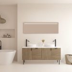 Pack AUDRAN + lavabo + espejo LED