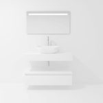 Pack Córcega con lavabo sobreencimera y espejo LED