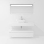 Pack Córcega con lavabo sobreencimera y espejo LED