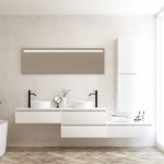 Pack ECRINS + Double vasque + Miroir LED