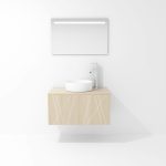 Pack Paimport avec vasque à poser et miroir LED