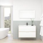 Pack STELLO : 2 placards + lavabo + miroir LED