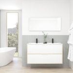 Pack STELLO : 2 placards + lavabo + miroir LED