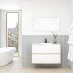 Pack STELLO : 2 placards + lavabo + miroir LED