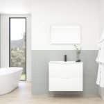 Pack STELLO : 2 placards + lavabo + miroir LED