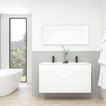 Pack STELLO : 2 placards + lavabo + miroir LED