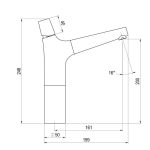 Robinet de lavabo High Stark