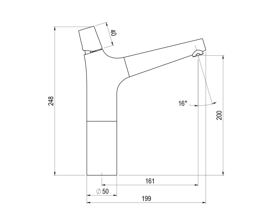 Robinet de lavabo High Stark
