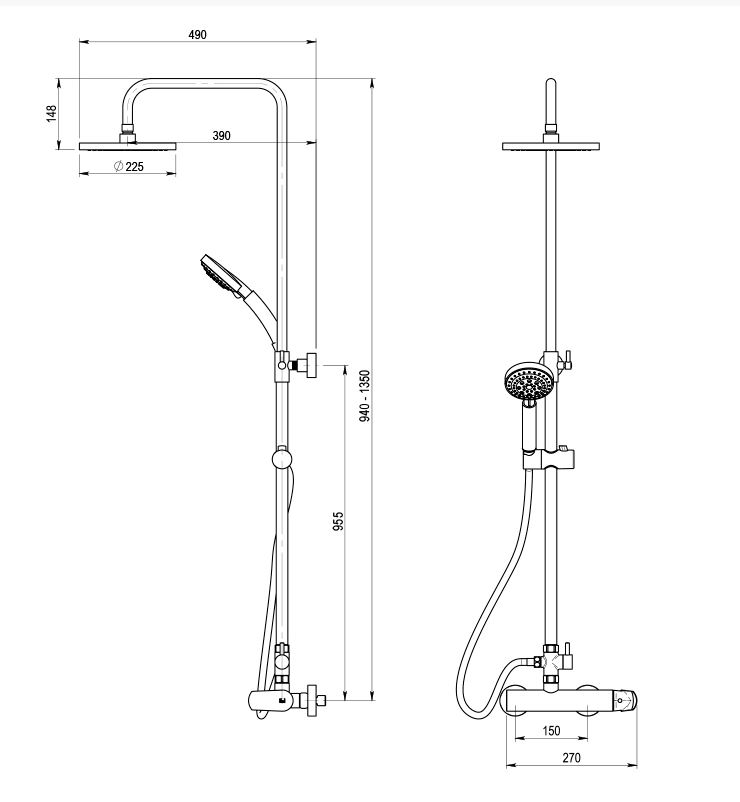 Robinet de salle de bain AURA