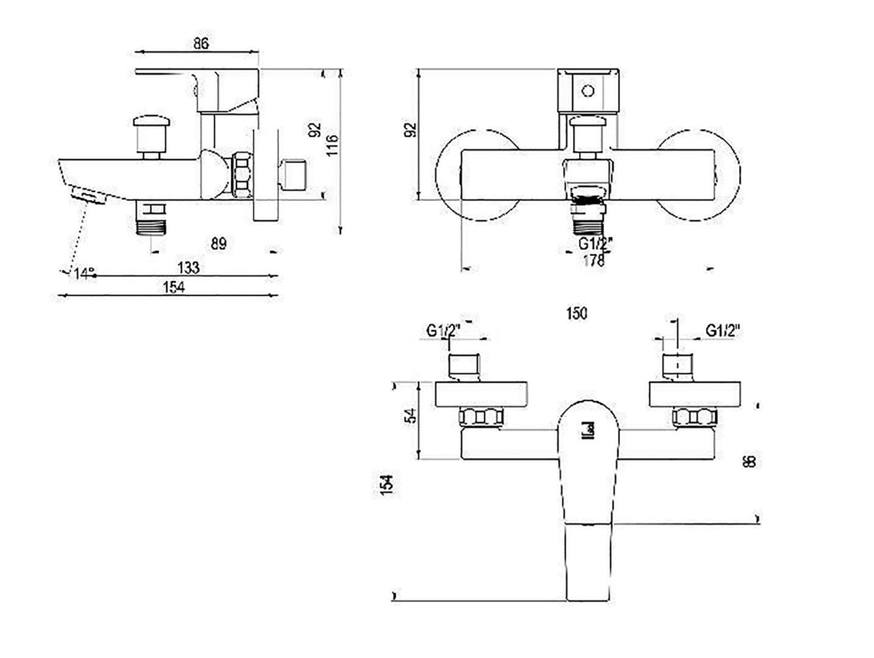Robinet de salle de bain AURA