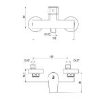 Robinet de douche AURA