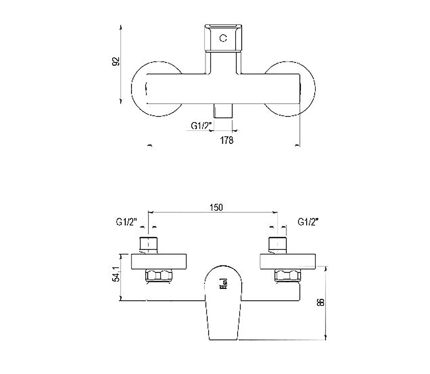 Robinet de douche AURA