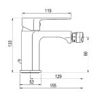 Robinet de bidet AURA