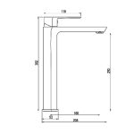 Robinet de lavabo haut de gamme AURA